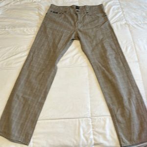 Hugo Boss gray plaid pants limited edition